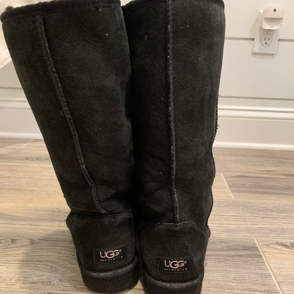 black ugg boots size 8